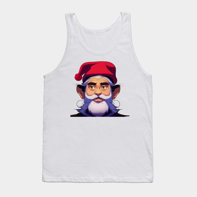 funny mouse santa claus christmas Tank Top by S-Log